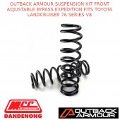 OUTBACK ARMOUR SUSPENSION KIT FRONT ADJ BYPASS EXPD FITS TOYOTA LC 76 SERIES V8